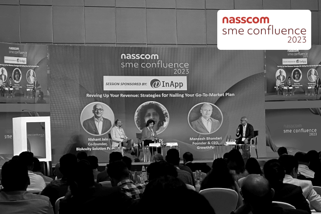 <a href="/1pixel-design-conference/">Team Feelpixel attended Nasscom SME Connect at JW Marriott Pune on March 23, 2023. The event, themed 'Learn, Lead, Leap,' gathered 700+ attendees, including industry leaders, influencers, and potential clients, providing valuable insights and recognizing the achievements of Indian Tech SMEs through the first edition of the Nasscom SME Inspire Awards.</a>