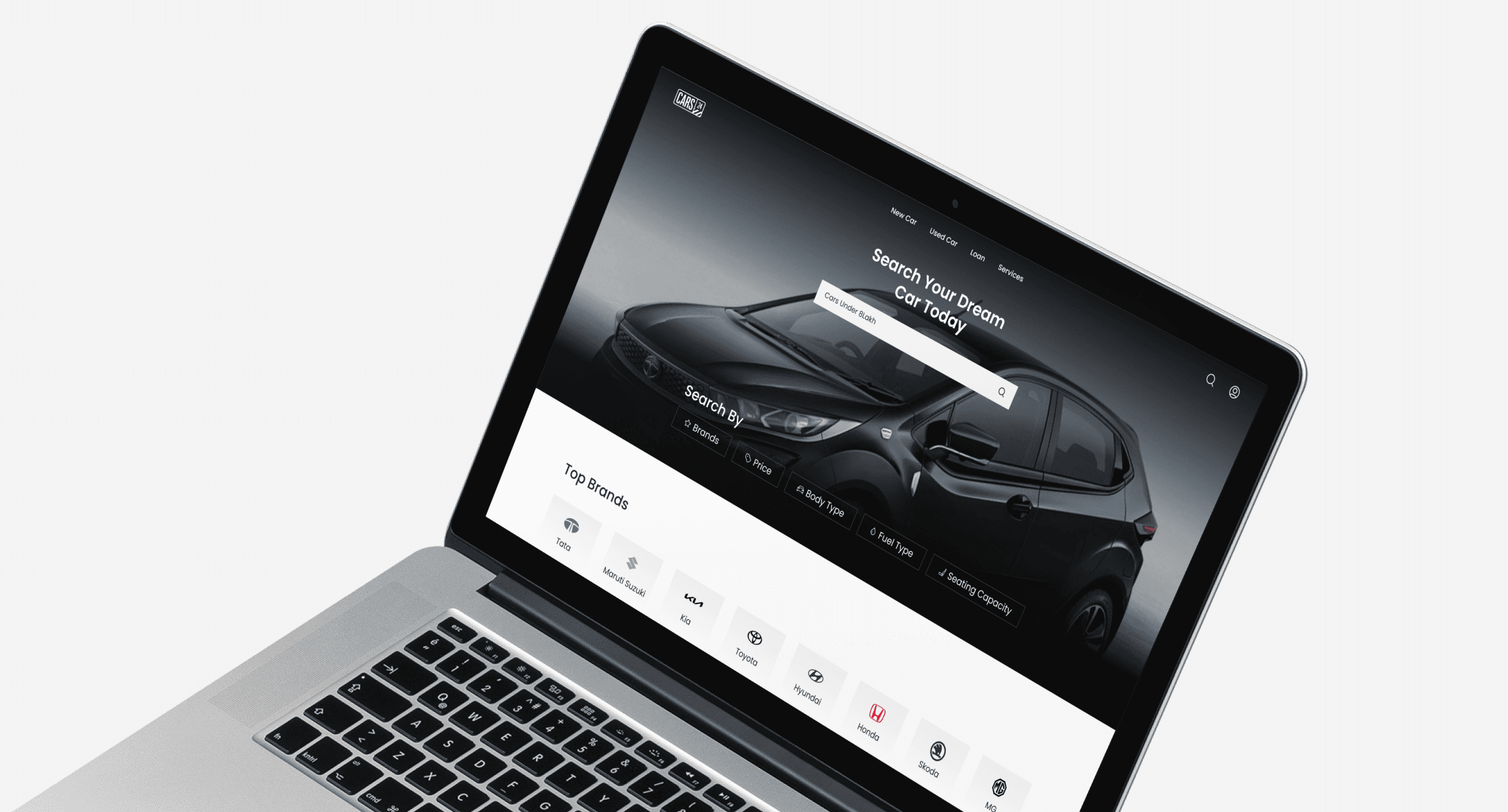 Feelpixel CARS24-New car-car landing-autotech web&mobile app