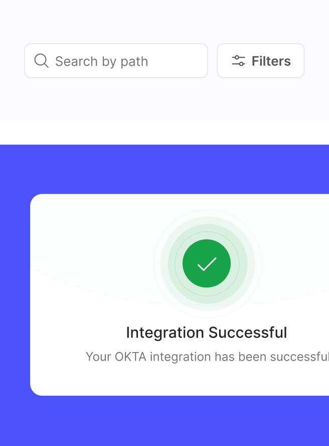Feelpixel-Levo-SaaS-API security-Search, Filter & Success modal-case study