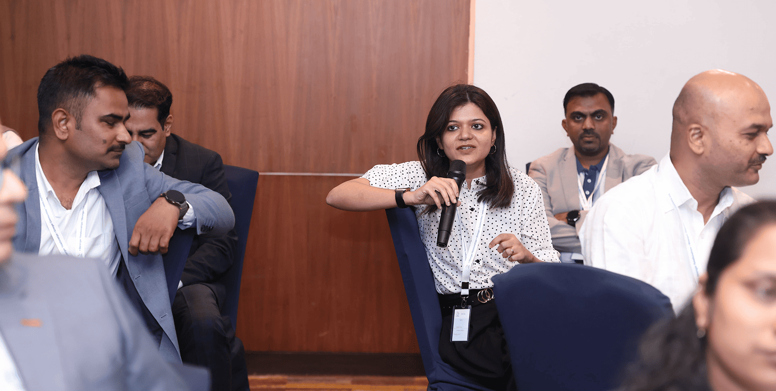 Feelpixel team at HR Leadership Forum Pune discussing future of work and design